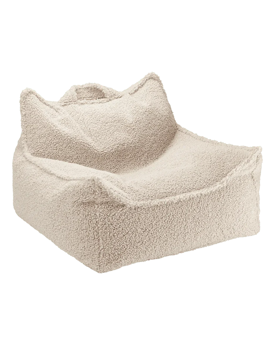 Wigiwama Poltrona a Sacco “Biscuit” – Comfort Morbido e Stile Naturale